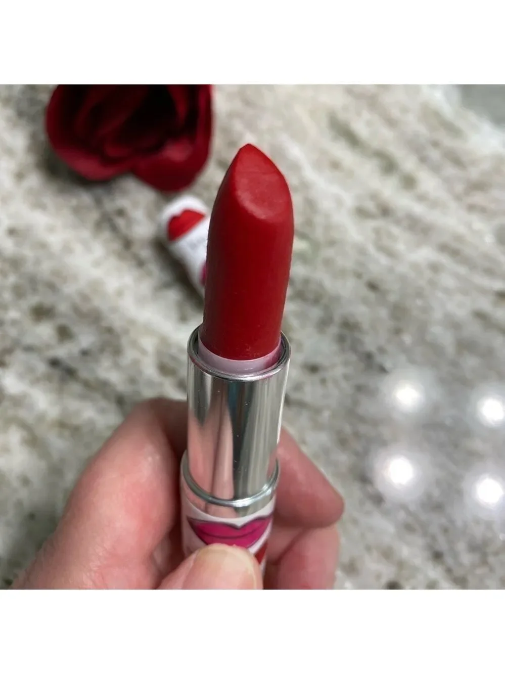 Clinique Long Last Soft Matte * Unused * full size lipstick. Matte Crimson